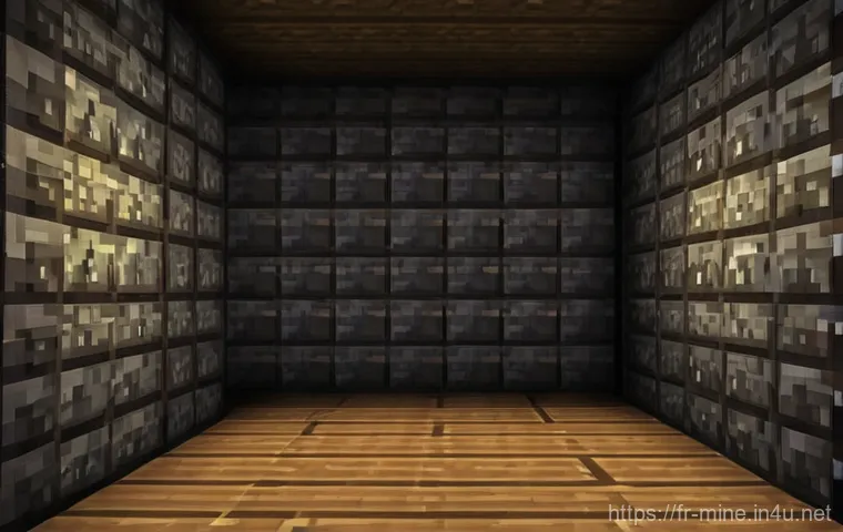마인크래프트 자동문 설치 - **Prompt 2: The "Aha!" Moment of a First Redstone Door** "A close-up view of a Minecraft player ...