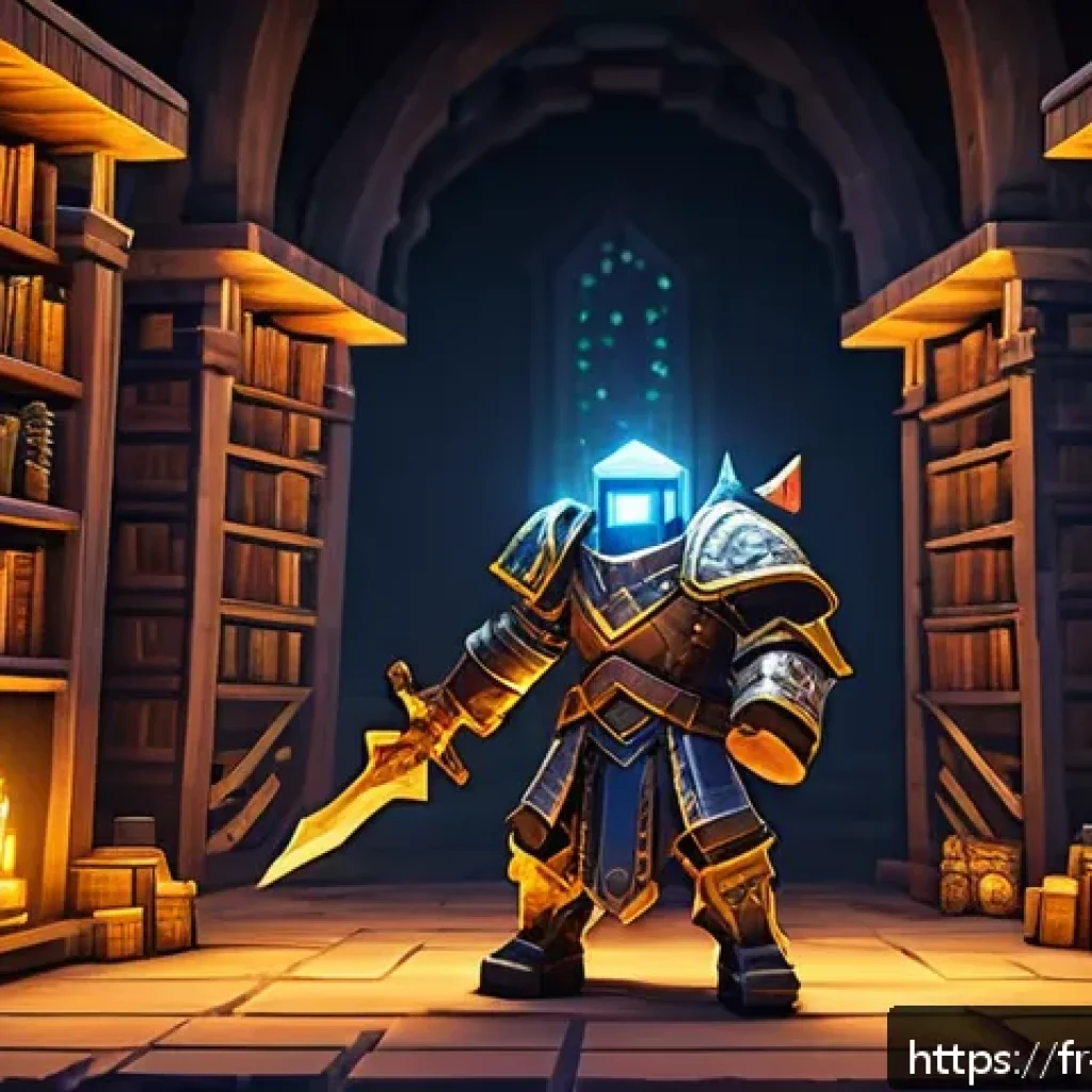 마인크래프트 장비 강화 가이드 - A skilled Minecraft player character standing confidently in a well-designed base, surrounded by enc...
